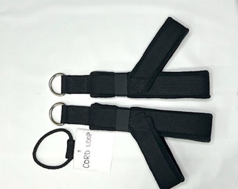 Pilates straps, Pilates personal padded Loops, Pilates padded y-loops, pilates y loops,  Gyrotonic padded loops, reformer padded y-loops