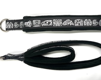 Pilates straps, pilates reformer strap, Pilates double loop padded straps, reformer straps,  reformer padded straps, "Totem" pattern