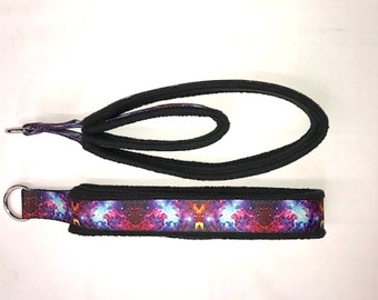 Pilates double loop padded straps, reformer double loop padded straps, pilates straps, reformer straps, "Galaxy" Pattern