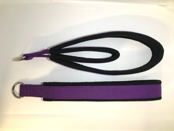 Set Double Loop Padded Pilates Straps, Pilates Straps, Pilates Reformer  Straps, Reformer Straps, Pilates Foot Straps, SLIM Purple 