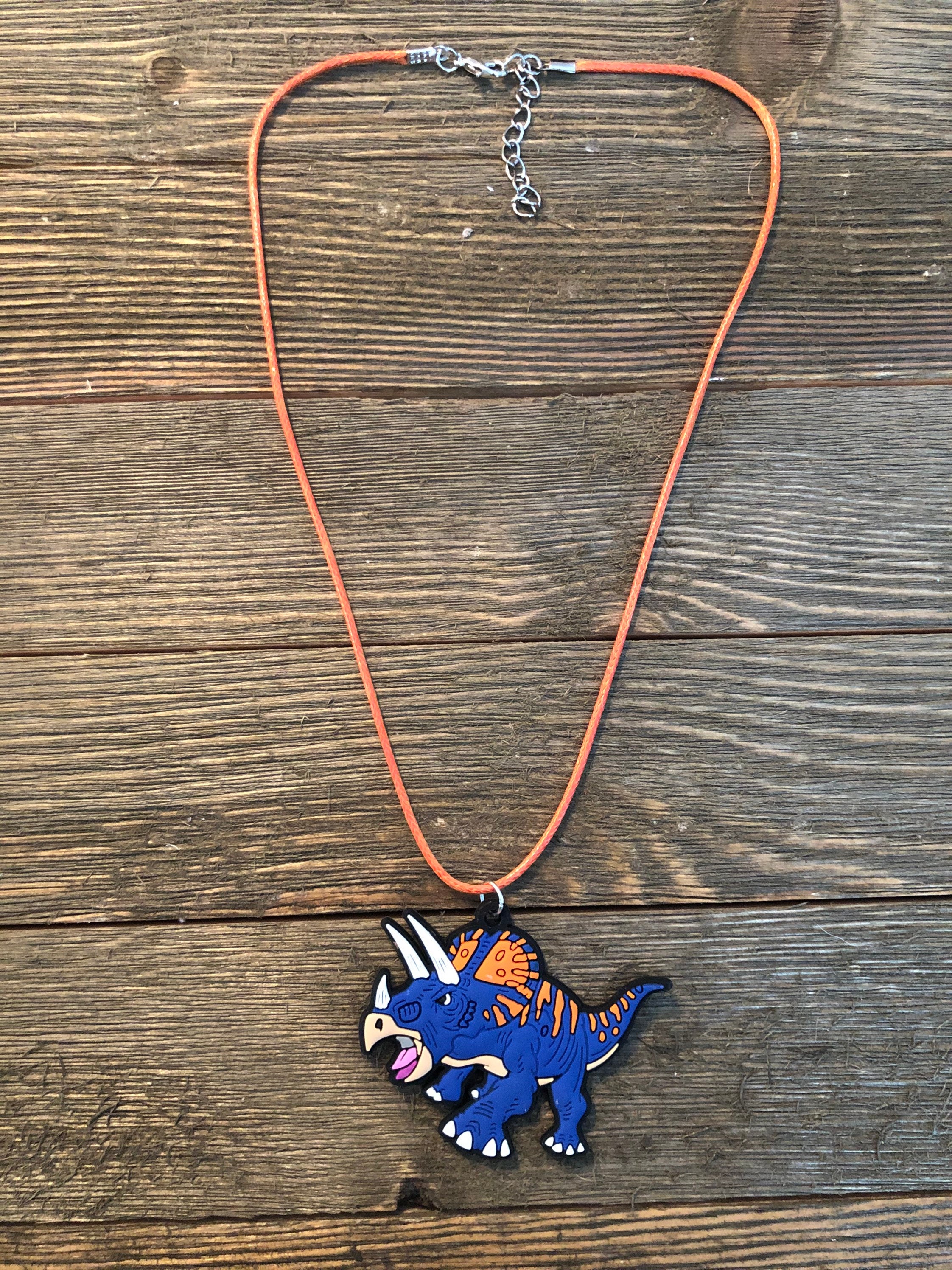 Dinosaur Necklace Little Boys Dino Necklace Kids dinosaur Etsy