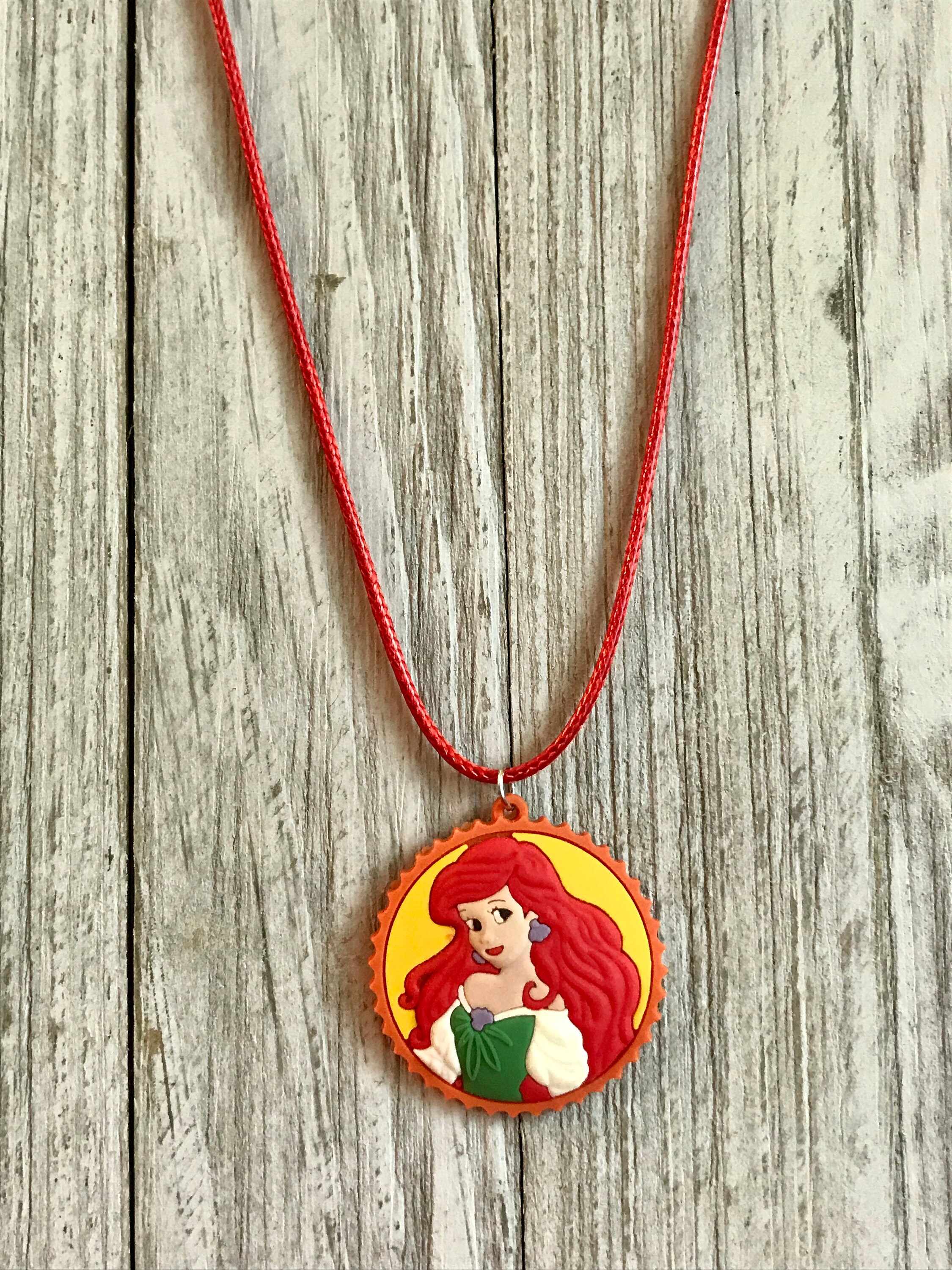 Little Girls Mermaid Necklace Mermaid Necklace Mermaid Etsy