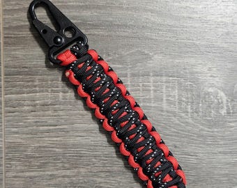 Heavy Duty Paracord Keychain: Survival Gear, Custom Colors