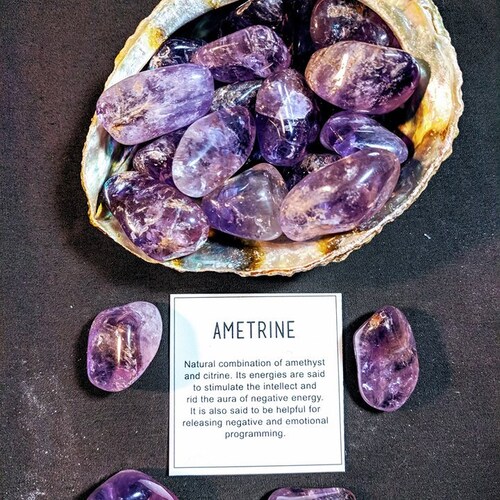 Ametrine Tumbled Stone