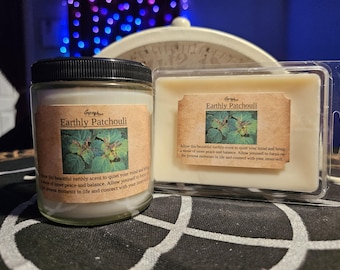 Earthy Patchouli candle and wax melts