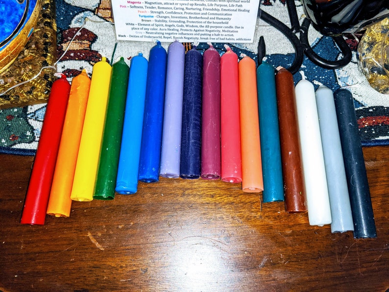 6 Homemade Ritual/chime Candles Etsy
