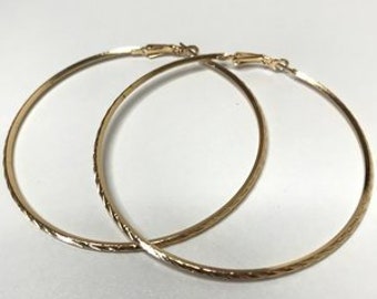 Gold Hoop Earrings