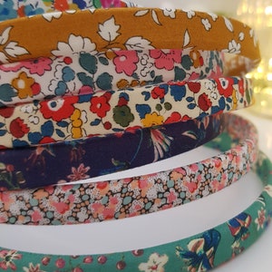 Liberty of London skinny-alice band-head band-hairband-tana lawn-hair accessory-gift for her image 10