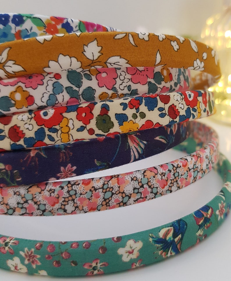 Liberty of London skinny-alice band-head band-hairband-tana lawn-hair accessory-gift for her image 10