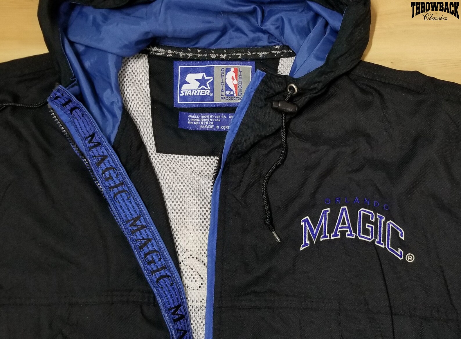 Vintage 90s Orlando Magic Starter Jacket Windbreaker Hooded | Etsy