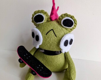 Punk Skater Frog