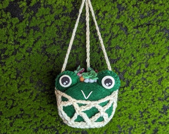 Hanging Planter Frog