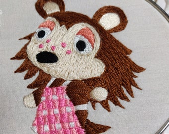 EMBROIDERY PATTERN Sable Hand Embroidery