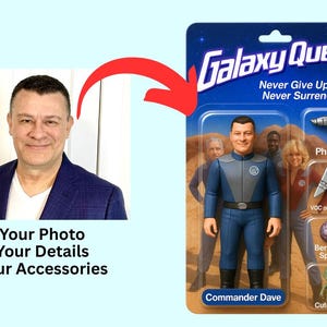 Give A Fun & Personalized Action Figure, Custom Gift Doll, Turn Loved Ones Into An Action Figure, Personalized Digital Art, Digital Download