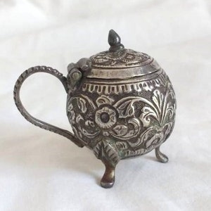 Antique Berber sterling Silver Salt Cellar