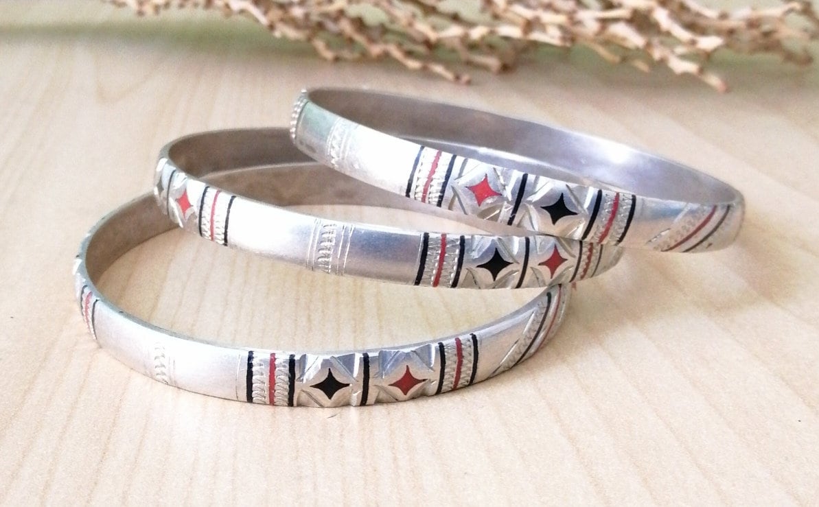 Tuareg Silver Bangle - Etsy Tuareg Silver Bangle - Etsy