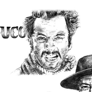 The Good, the Bad, and the Ugly Drawing, Pencil Portrait Art Print - Etsy