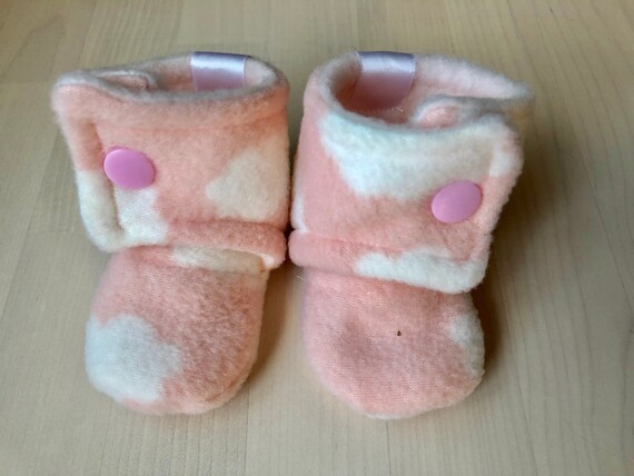 newborn fleece booties