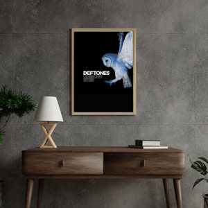 Deftones Simple Wall Art, Deftones Art Prints, Deftones Owl, Deftones Horse, Deftones Band, Deftones Decoration, Deftones Office Decoration