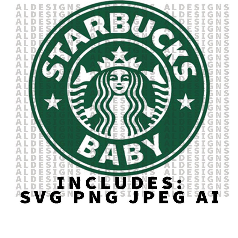 Download STARBUCKS BABY SVG jpeg png ai Instant Download | Etsy