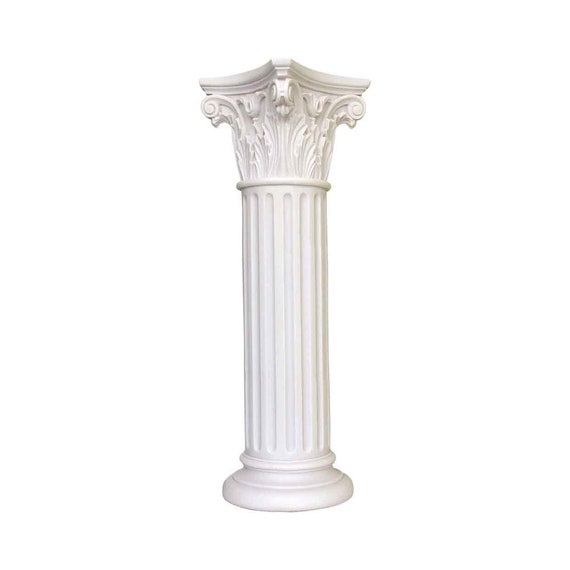 80cm Corinthian Column Order Sculpture Hand Made Marble Cast Etsy