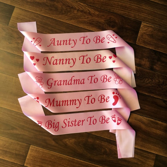 grandma to be sash