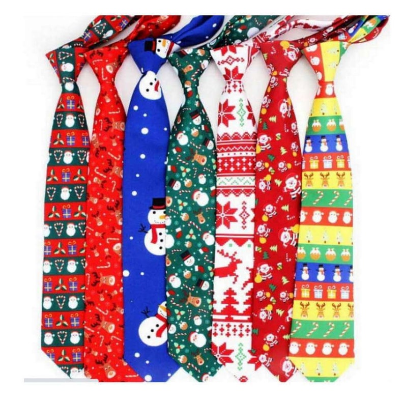 Deluxe Christmas Tie for Men Xmas Men's Ties Men's Etsy