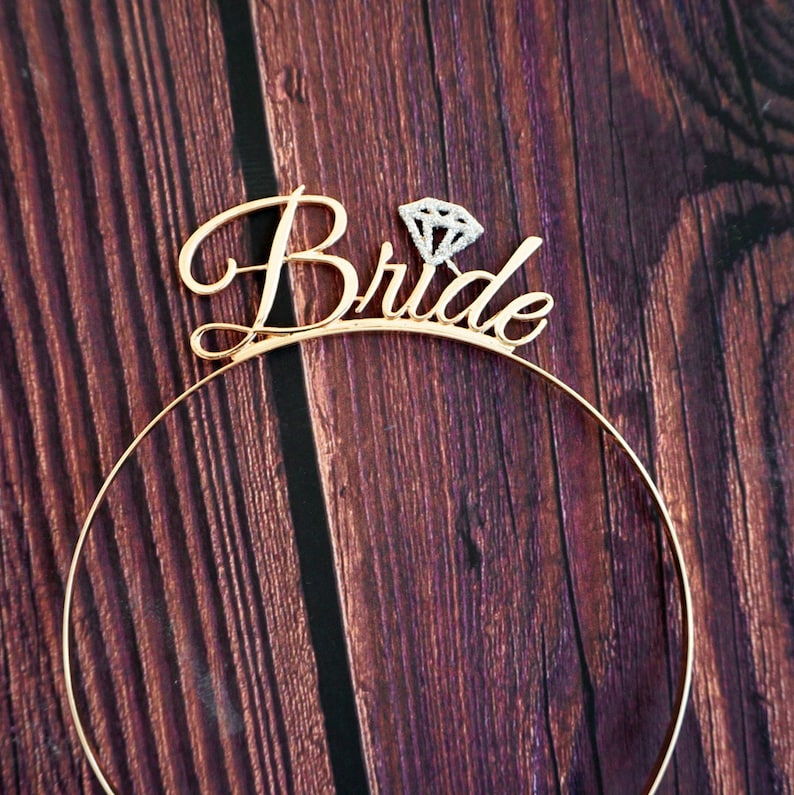 Gold Bride Tiara Bridal Headband Bride Crown Bride Headband Bride Crown Bride Hair Piece Tiara For Wedding Bachelorette Tiara
