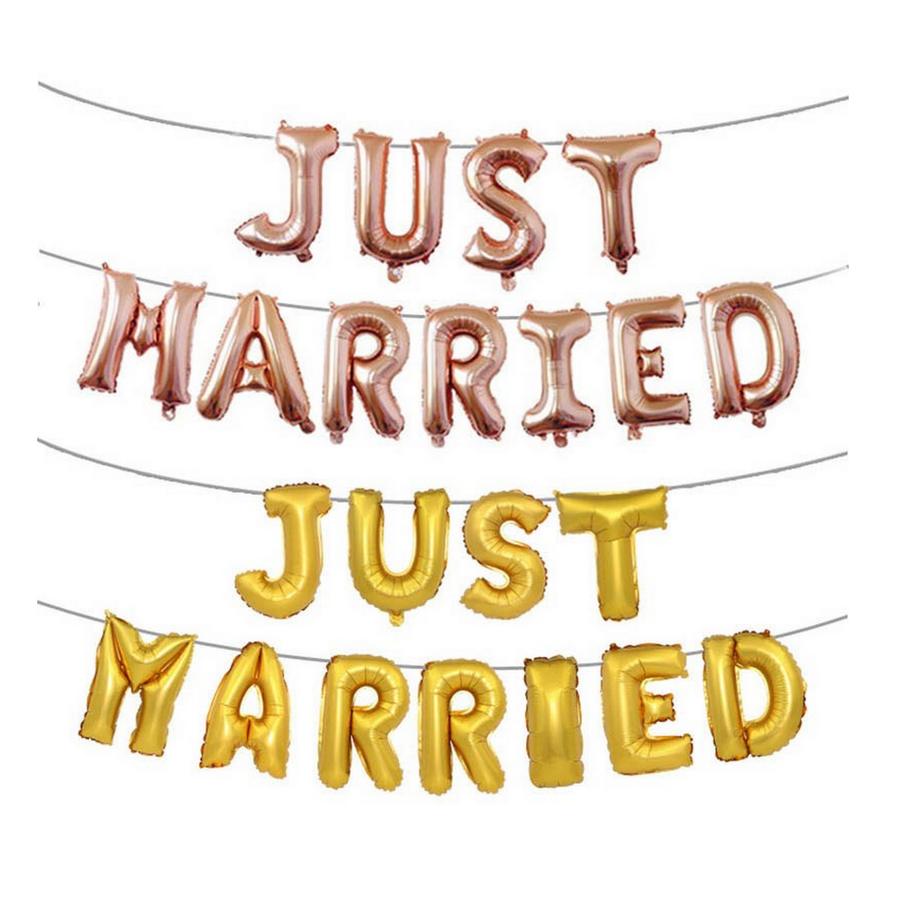 novio, Just Married globos con texto Just Married globos de papel de aluminio novia Juego de decoración para boda decoración de boda 