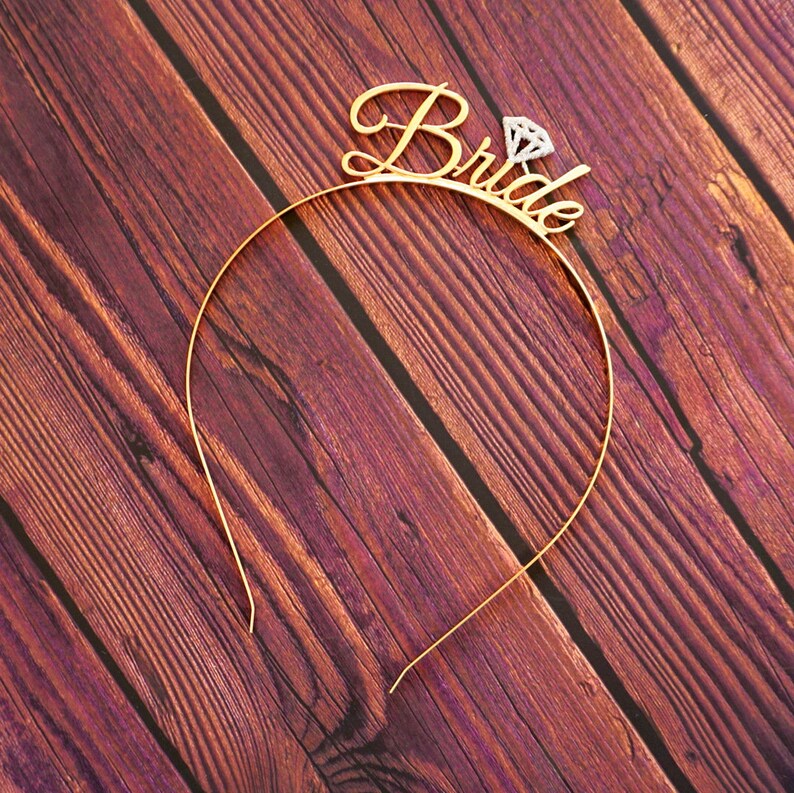 Gold Bride Tiara Bridal Headband Bride Crown Bride Headband Bride Crown Bride Hair Piece Tiara For Wedding Bachelorette Tiara