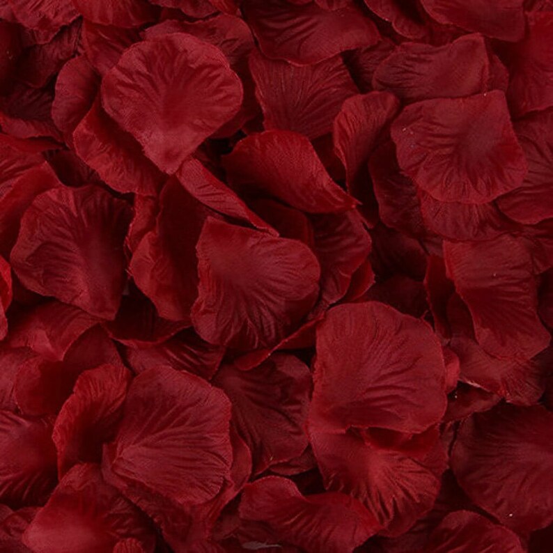 Artificial Silk Rose Petals Wedding Decorations Table Etsy Australia