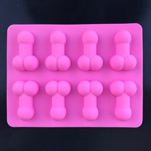 Adult Ice Cube Tray 3 Cubes Party Favor Sex Penis Trays Willy Pecker Dick  Cock