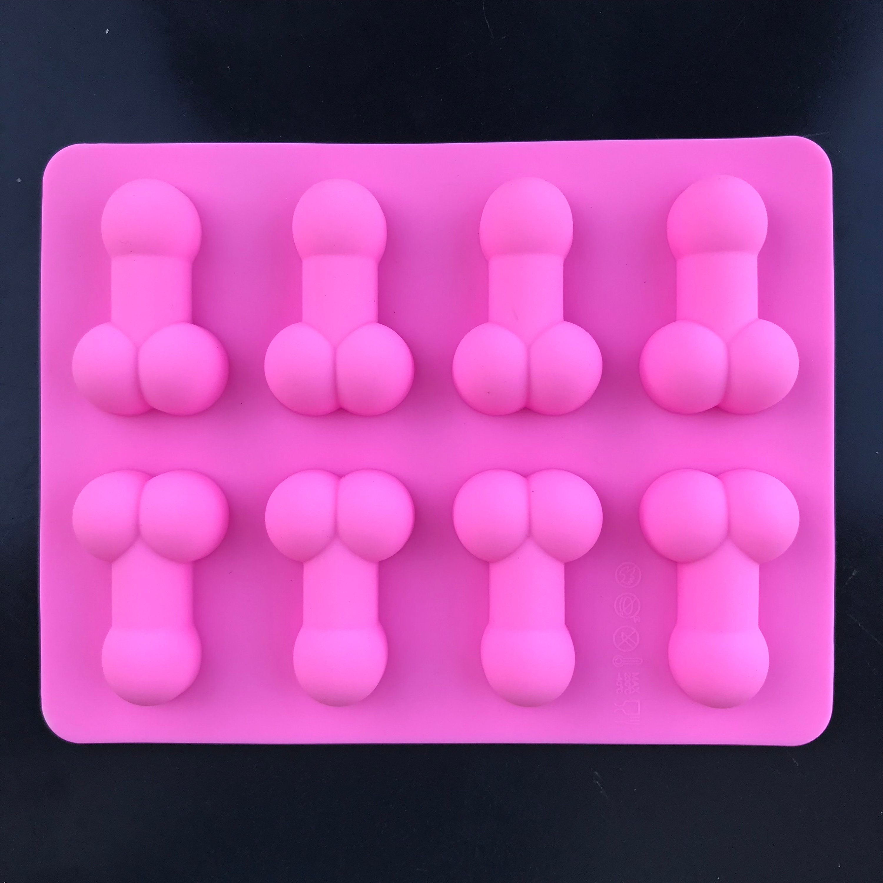 New Fashion Silica gel Cake Mold random color Sex Erotic Peniss Ice Mold  Penis Ice Tray Mould Mold#Tanghongyan#