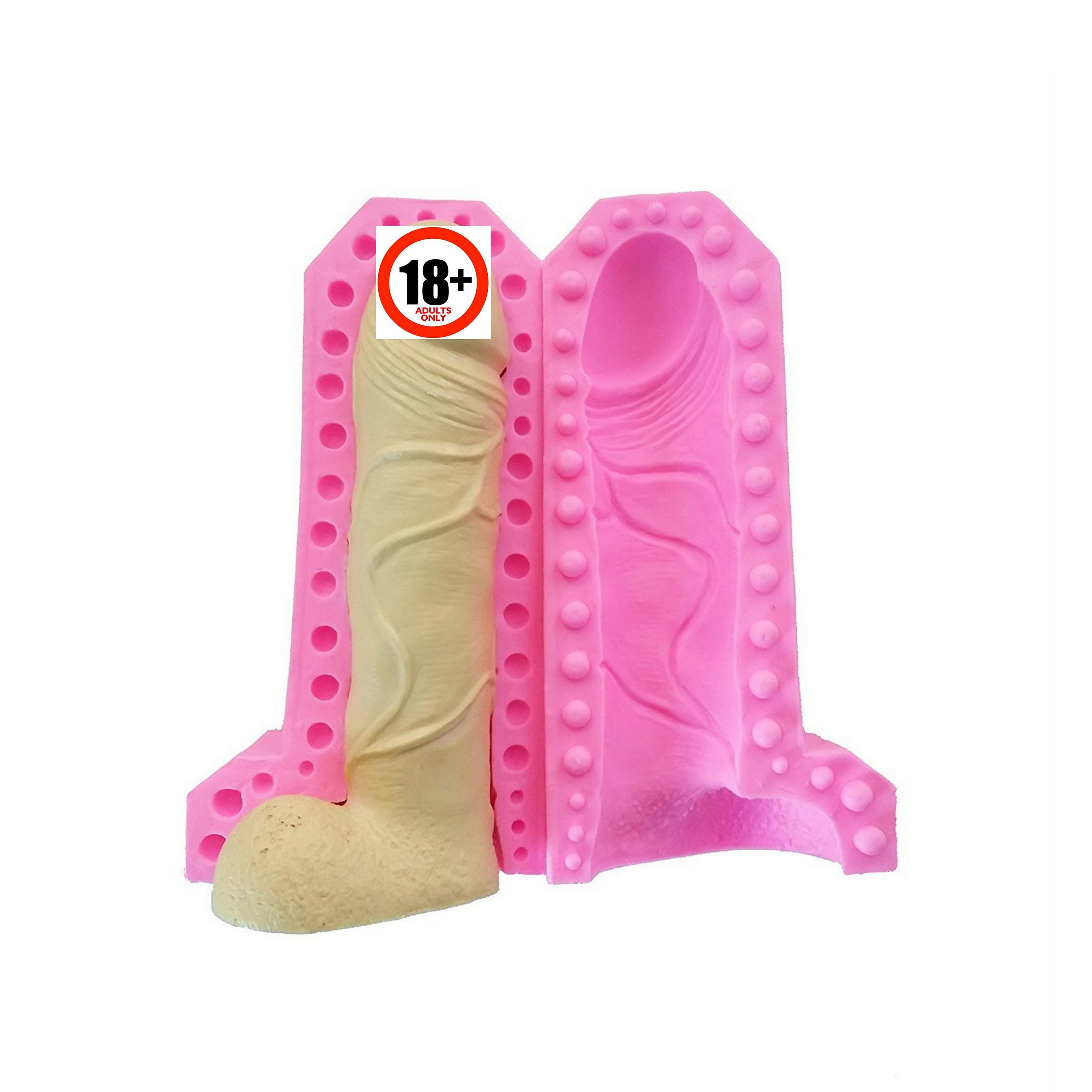 Big Penis & Balls Cake Mold, Dick Cake, USA Jello and Ice Mold Willy,  Bachelorette Chocolate Birthday Party Dick Mold