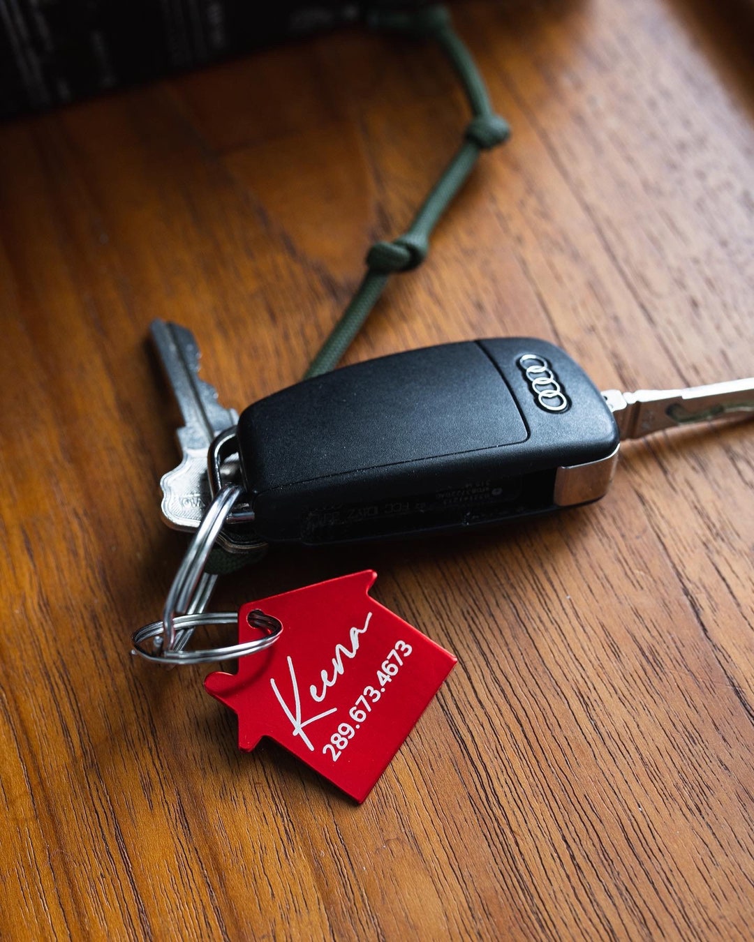 Custom Realtor Keychain Metal Anodized Aluminum Coloured First Home ...