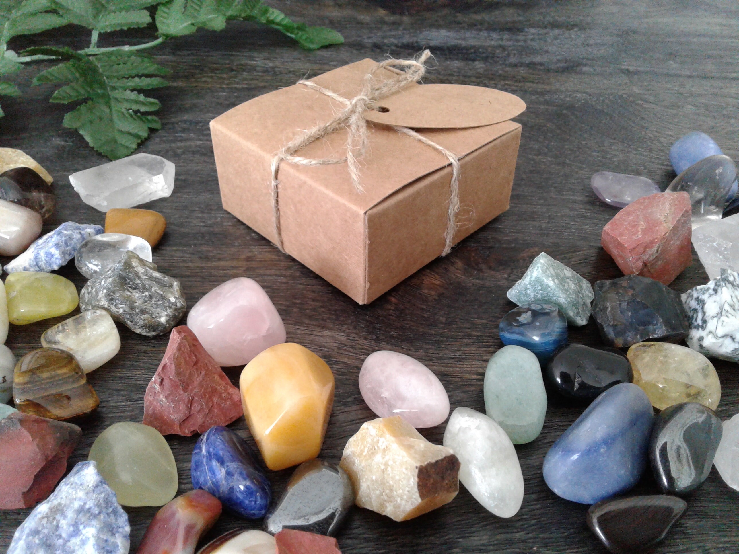 Mystery Box Crystal Collection. Reiki infused natural gemstone set. C…