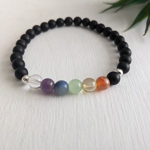 Chakra Crystal Bracelet, Natural Gemstone Jewelry Powered by Reiki, Handmade in Canada image 4