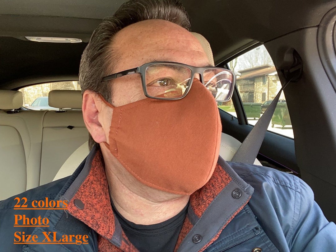 Xlarge Face Mask. Mask for Men. Antidust Face Mask. Washable Mask