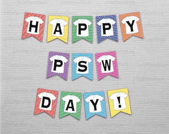Happy PSW Day! Banner, Personal Support Workers Day, INSTANT DOWNLOAD file