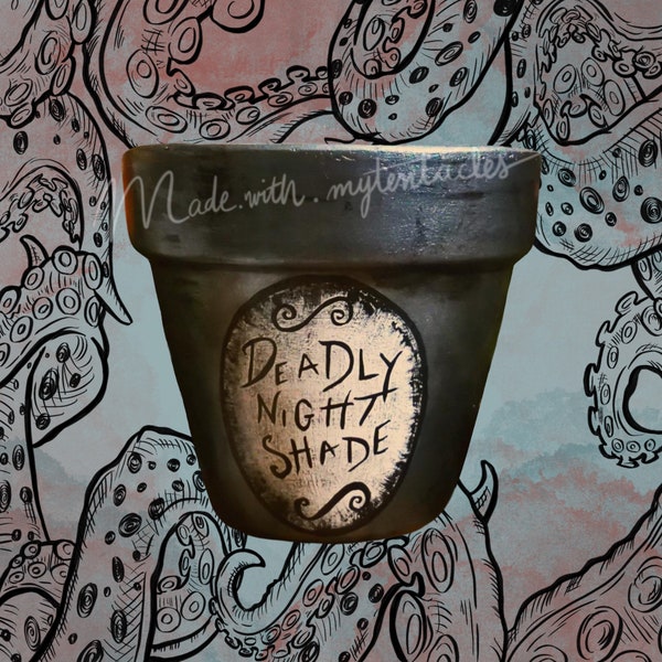 Pot de fleur Sally Jar Deadly Night Shade / The Nightmare before Christmas