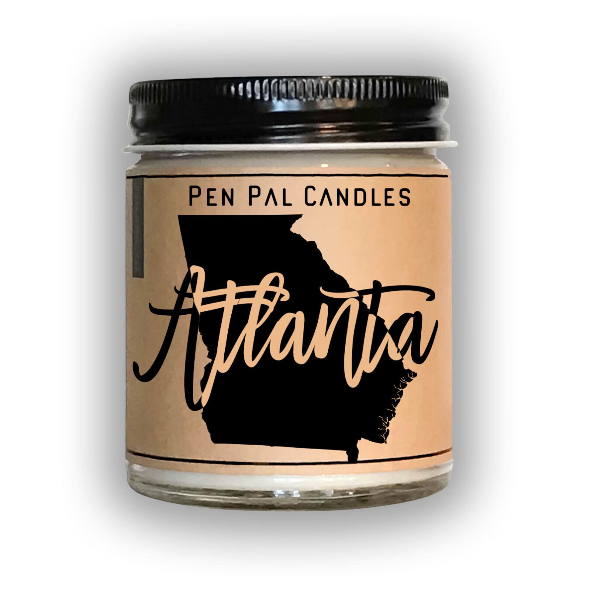 Atlanta Candle Personalized Gift Hometown Candle - Etsy