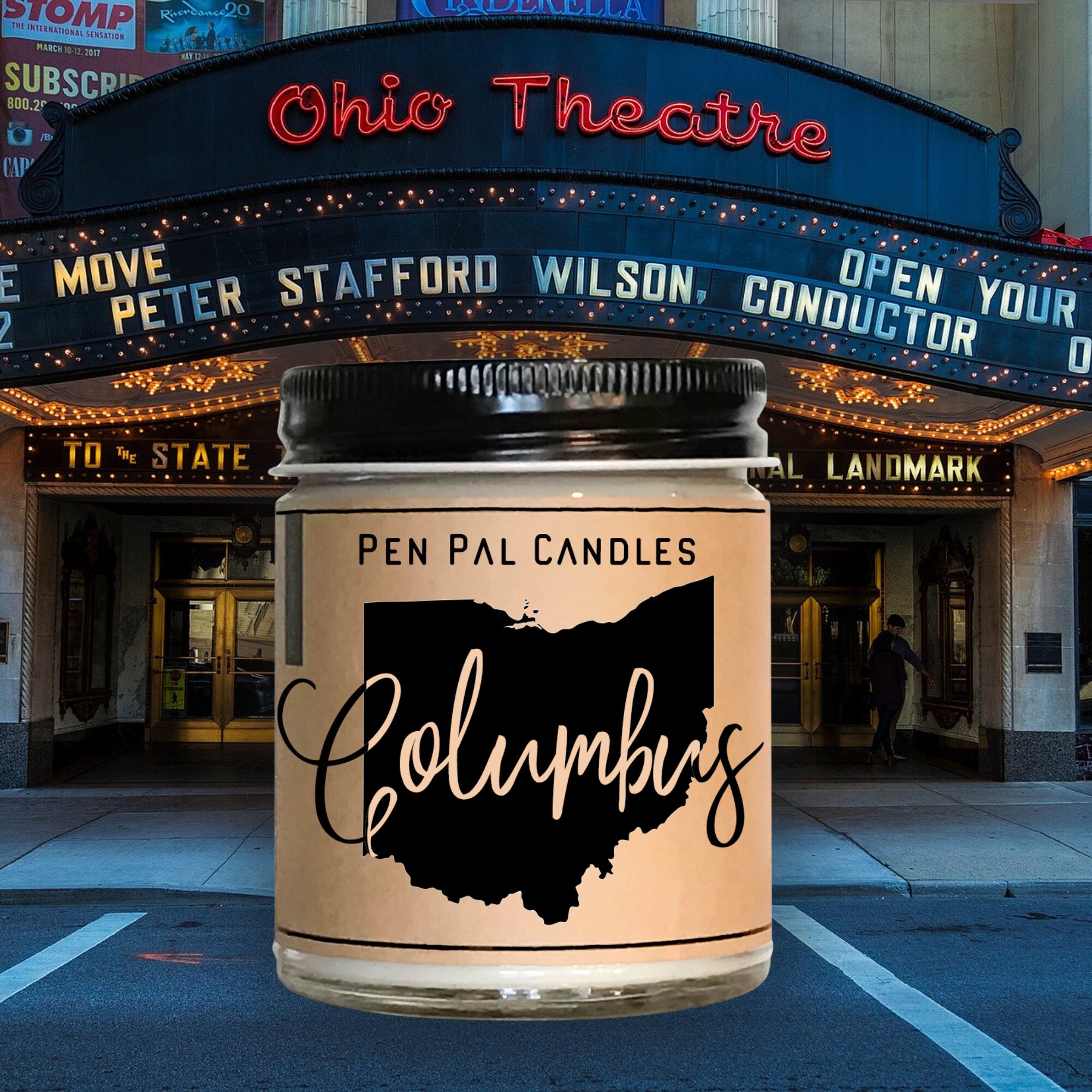 Columbus Ohio Candle Personalized Gift Hometown Candle Etsy