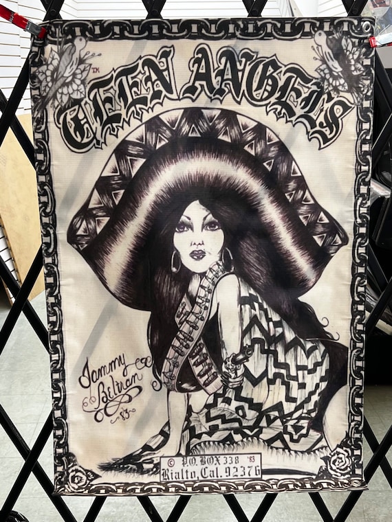 TEEN ANGELS POSTER チカーノ 2x3 TEEN ANGEL Charra Banner - Etsy