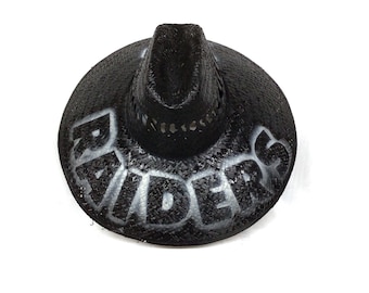 Raiders Straw Hat - Etsy