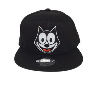 Flat face Felix the cat SnapBack hat
