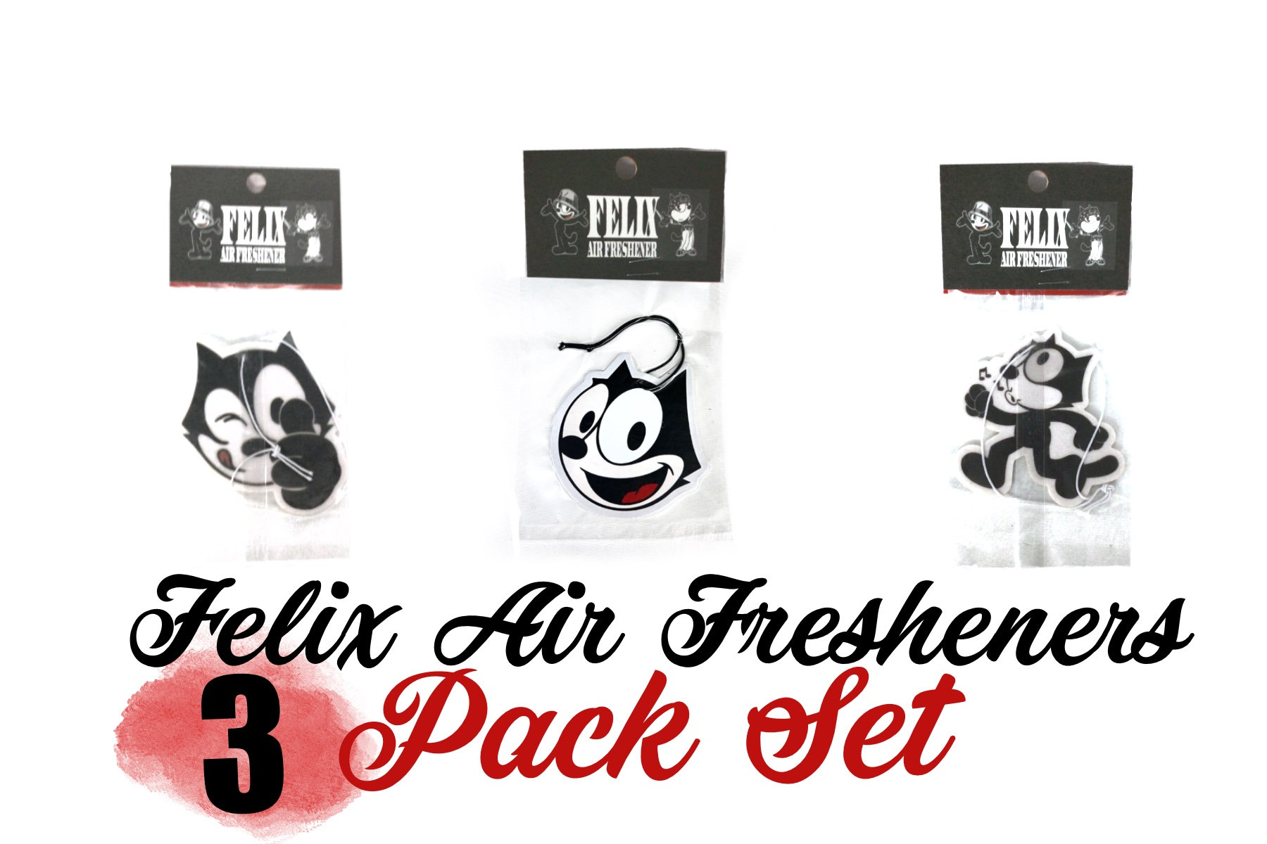 3 pack Felix air fresheners