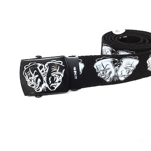 Smile now cry later military belt buckle & buckle