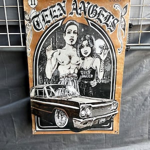 Striscione della rivista Teen Angels da 2x3 piedi