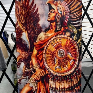 2x3 Aztec warrior Banner