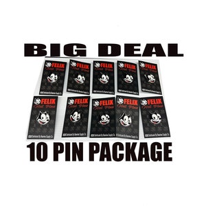 10 piece, Felix hat pins